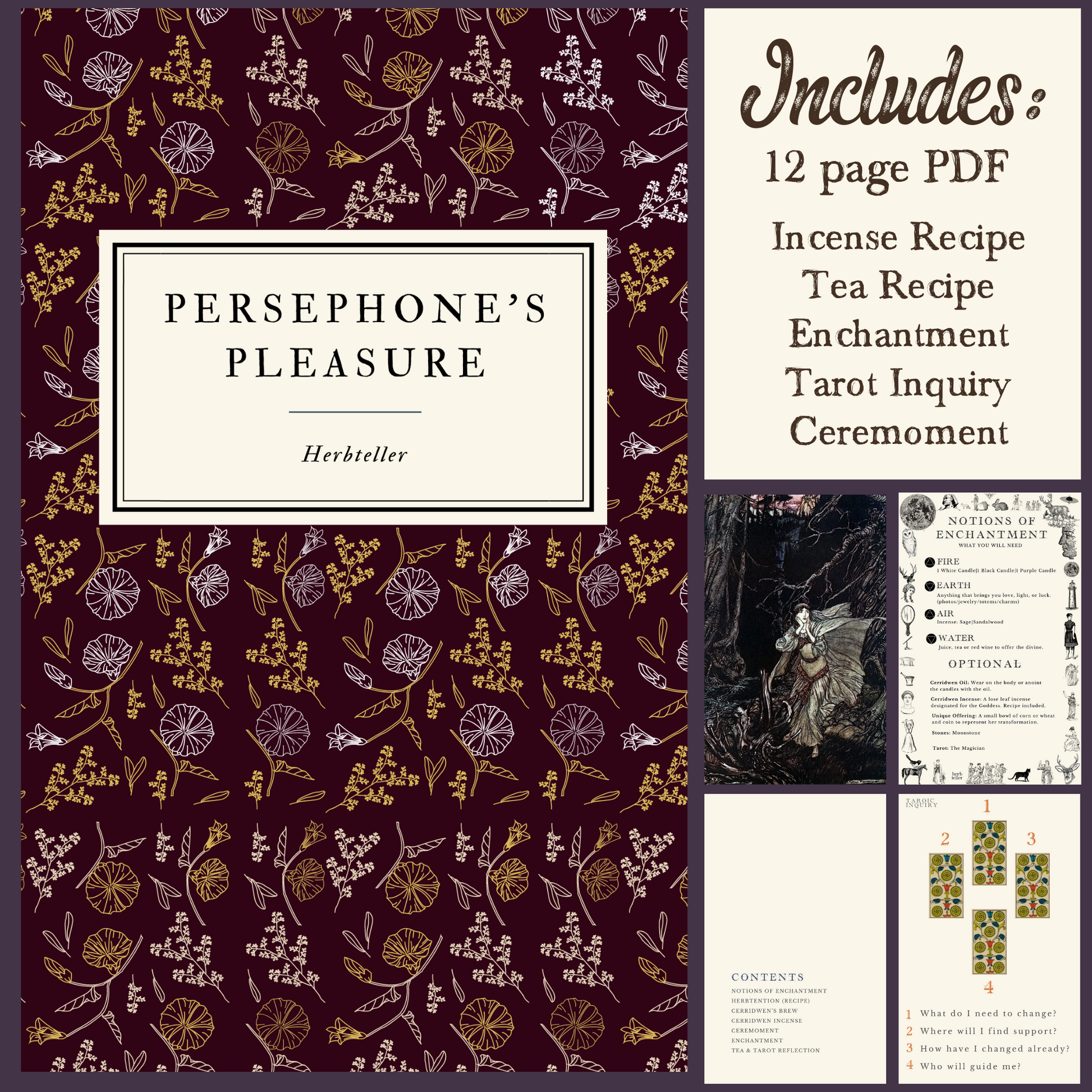 Persephone's Pleasure Ceremoment - Original City Apothecary