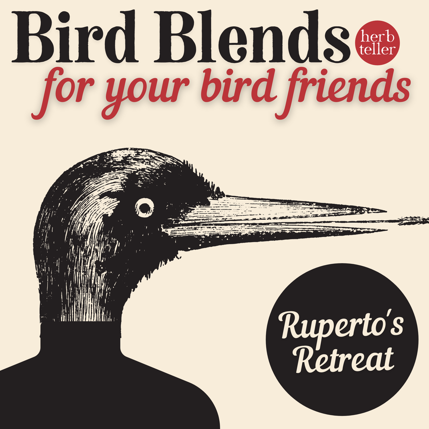 Ruperto's Retreat Pocket Feeder| Bird Blends for your Bird Friends | Herbal Bird Seed Mix - Original City Apothecary