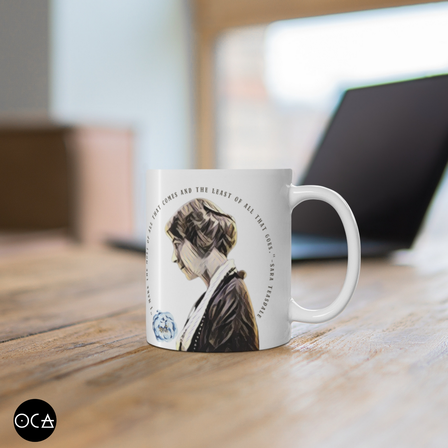 Sara Teasdale Mug (Double Sided)