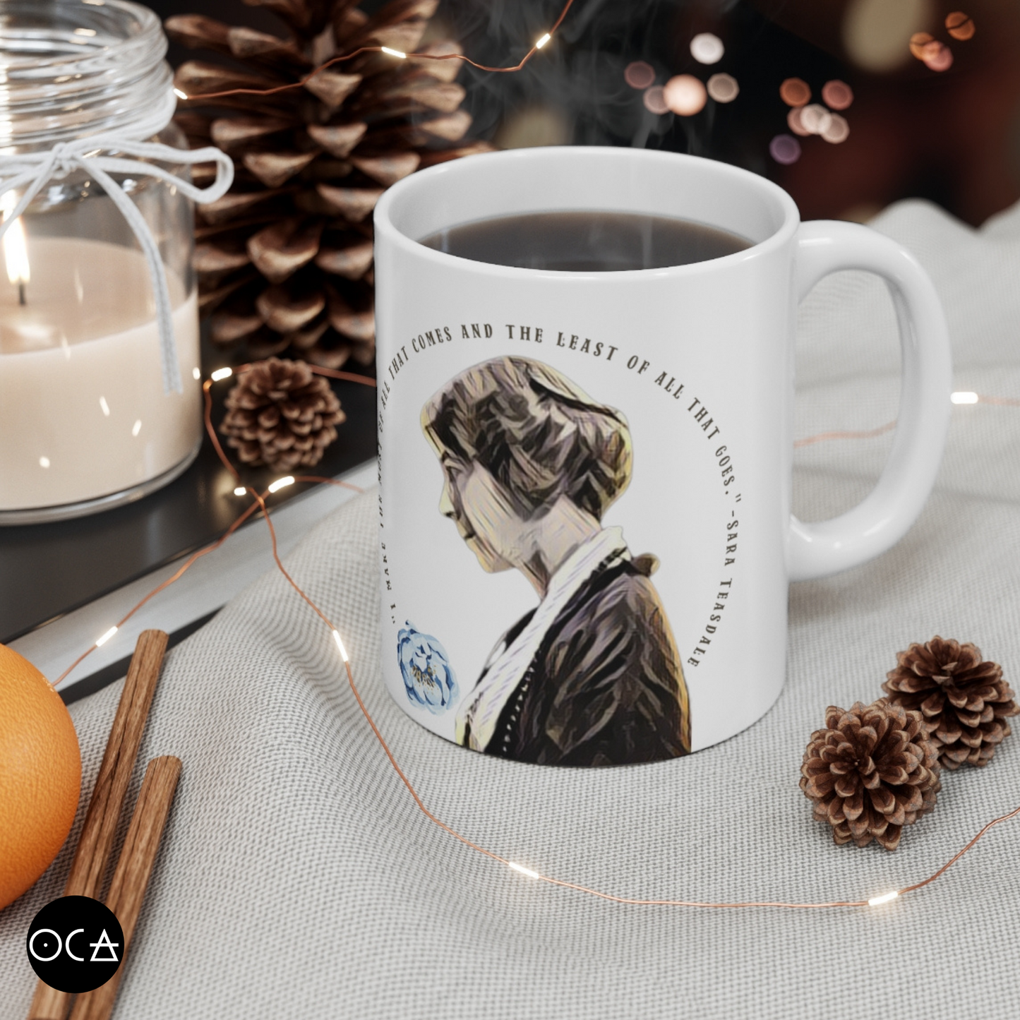 Sara Teasdale Mug (Double Sided)