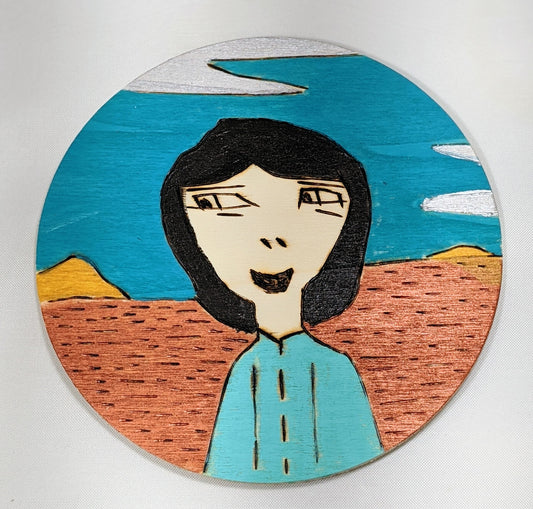 Southwest Sky (Original Woodburn Art) - Original City Apothecary