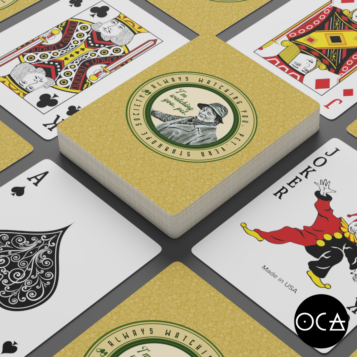 Vera Stanhope Playing Cards (3 Design Options)