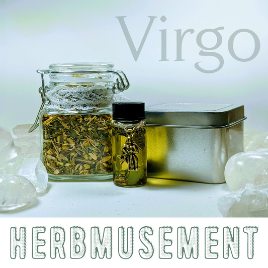 Oh My Virgo Herbmusement (Tea/Oil/Incense) Ritual Set