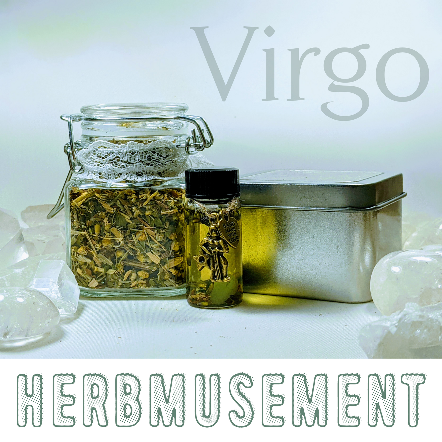 Oh My Virgo Herbmusement (Tea/Oil/Incense) Ritual Set