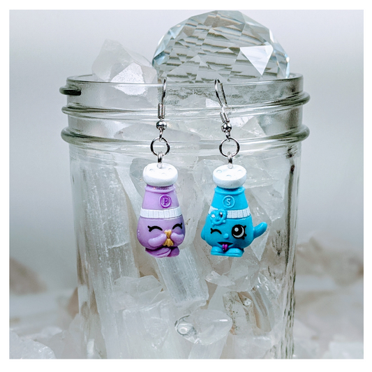 We go together like Salt & Peppa Earrings | Strawbphiazbling